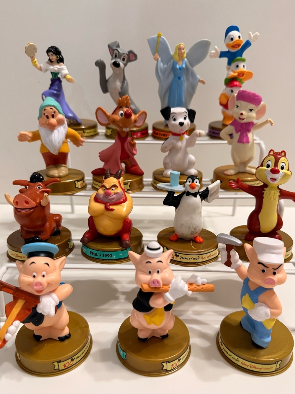 Disney 100 Years of Magic McDonald’s 2002 Figure Lot of 15 Vintage Characters